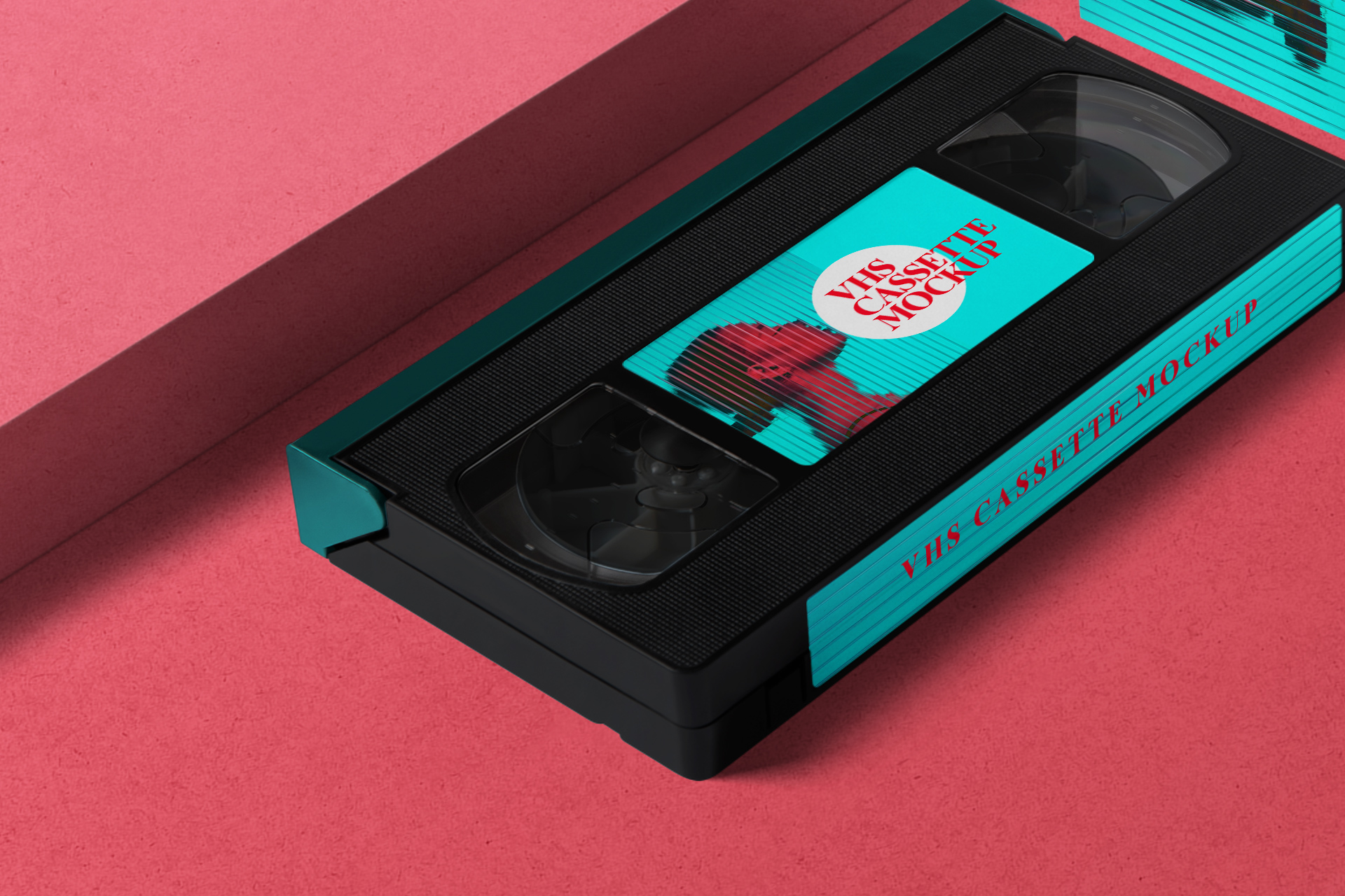 high-resolution VHS mockup