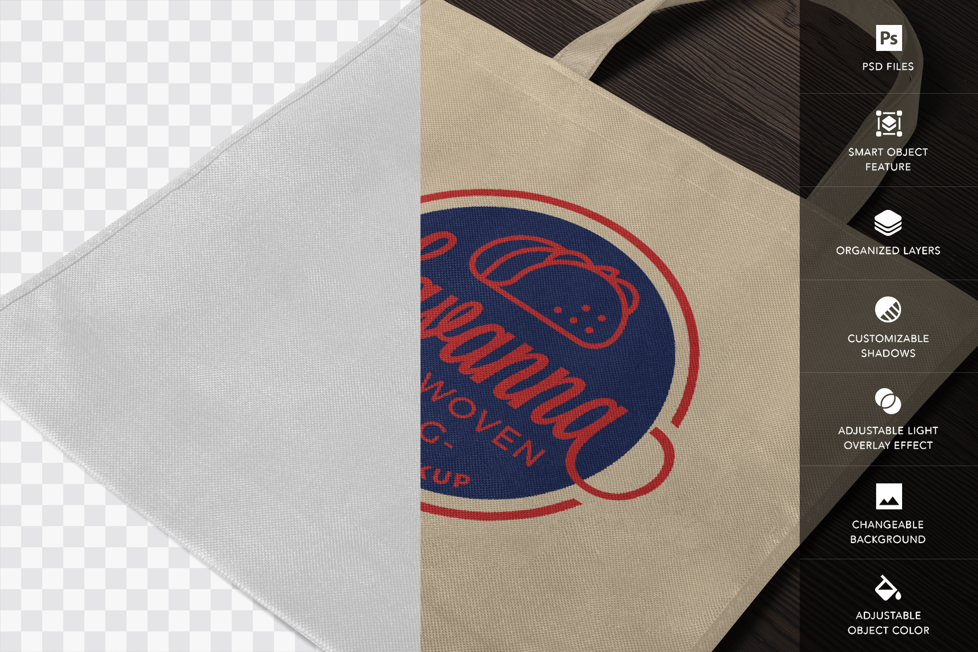 customizable fabric bag