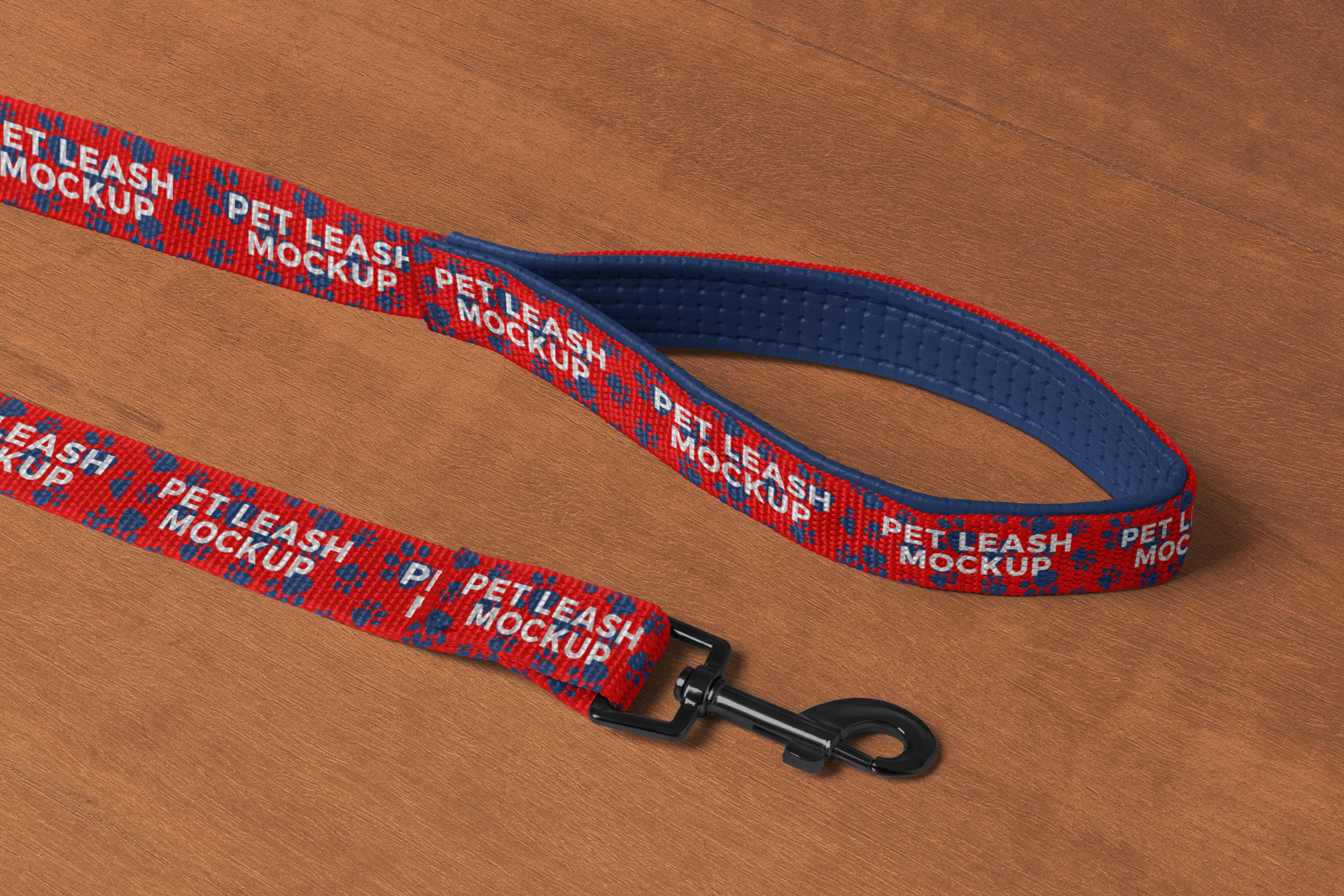 Free Pet Leash Mockup – Customizable Pet Accessory
