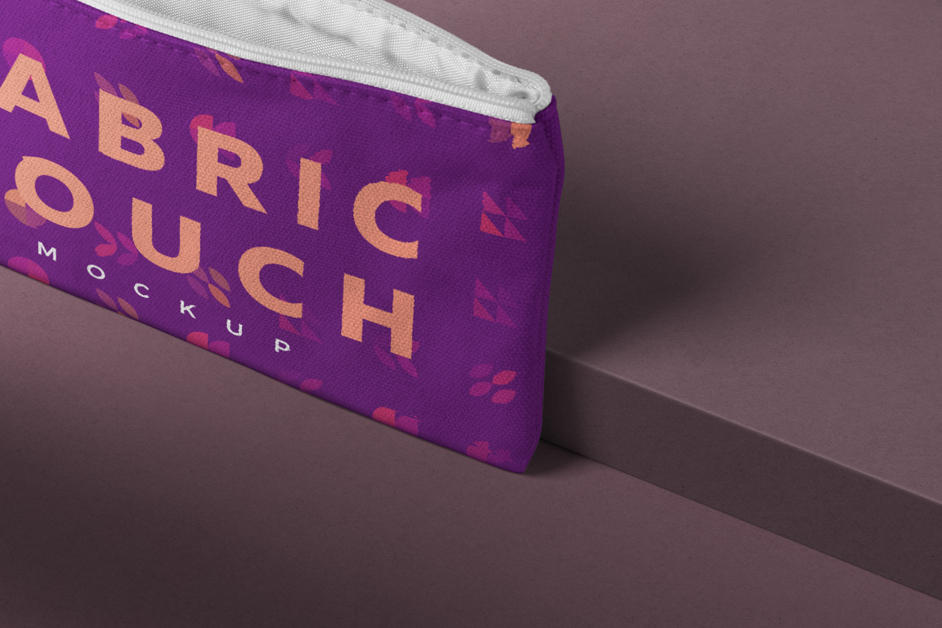 cosmetic bag mock-up