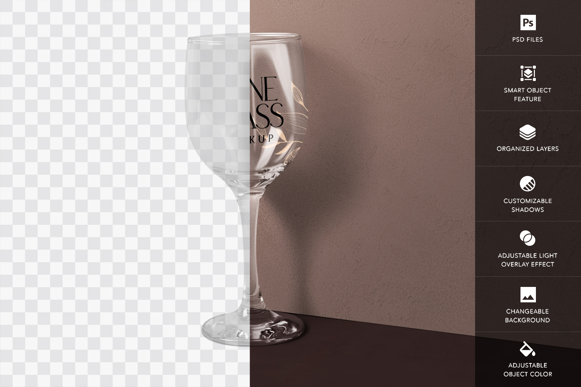 custom printed wine glass
