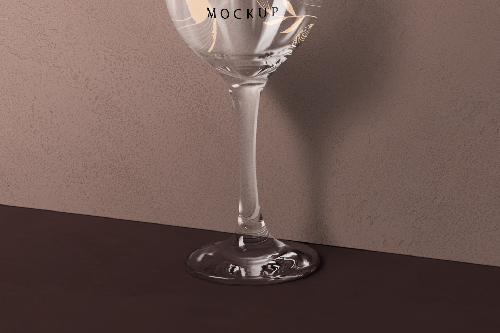 custom printed wine glass
