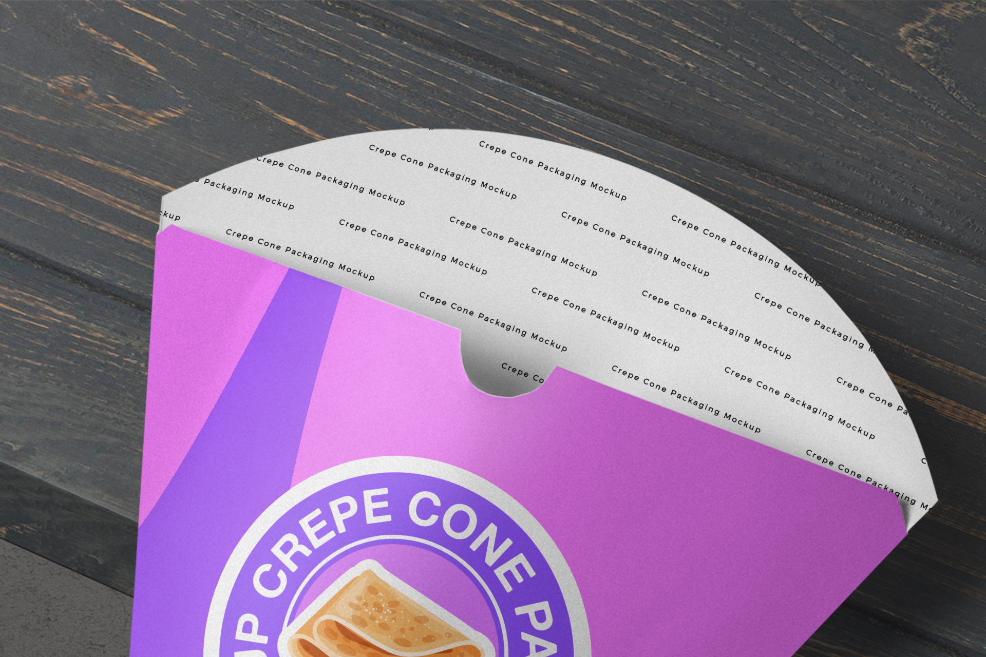 custom printed food box mock-up