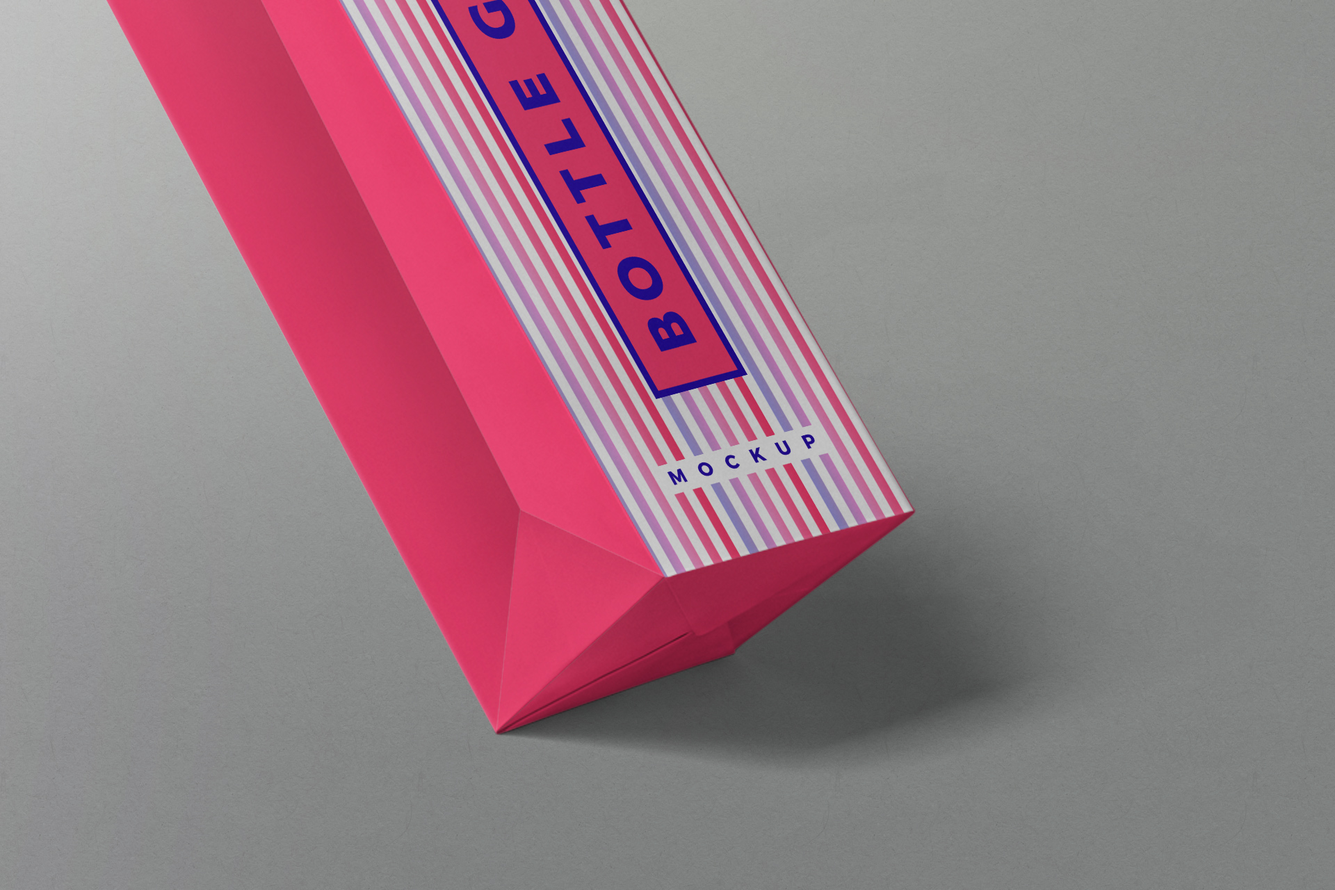 bottle gift bag mock-up