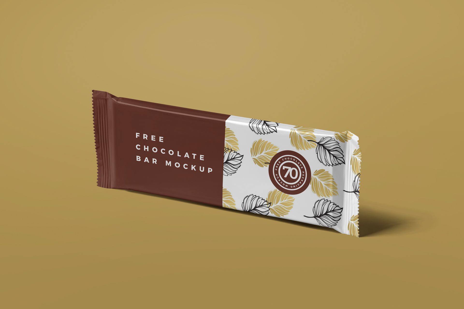 candy wrapper mock-up