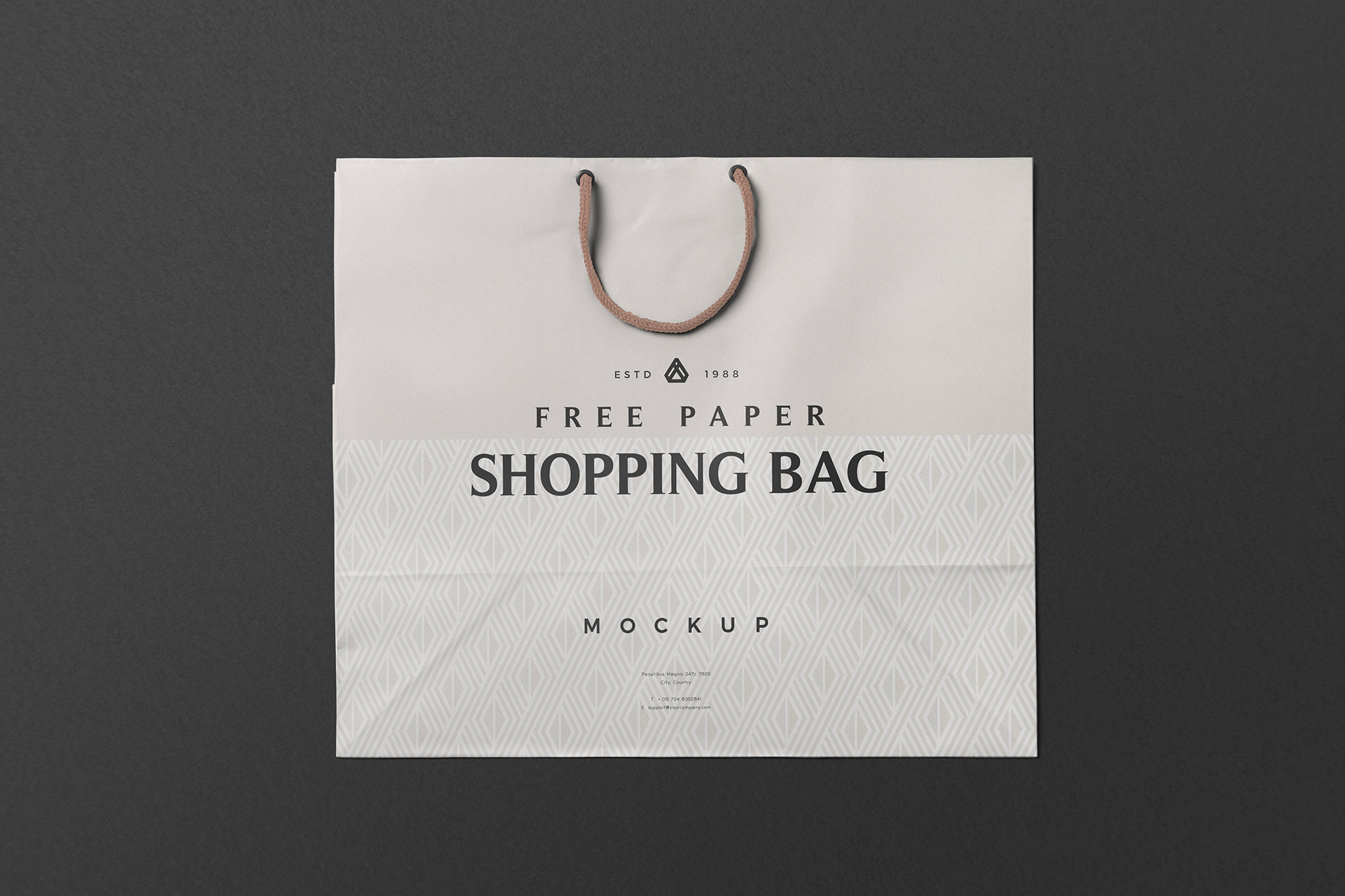branded bag mockup