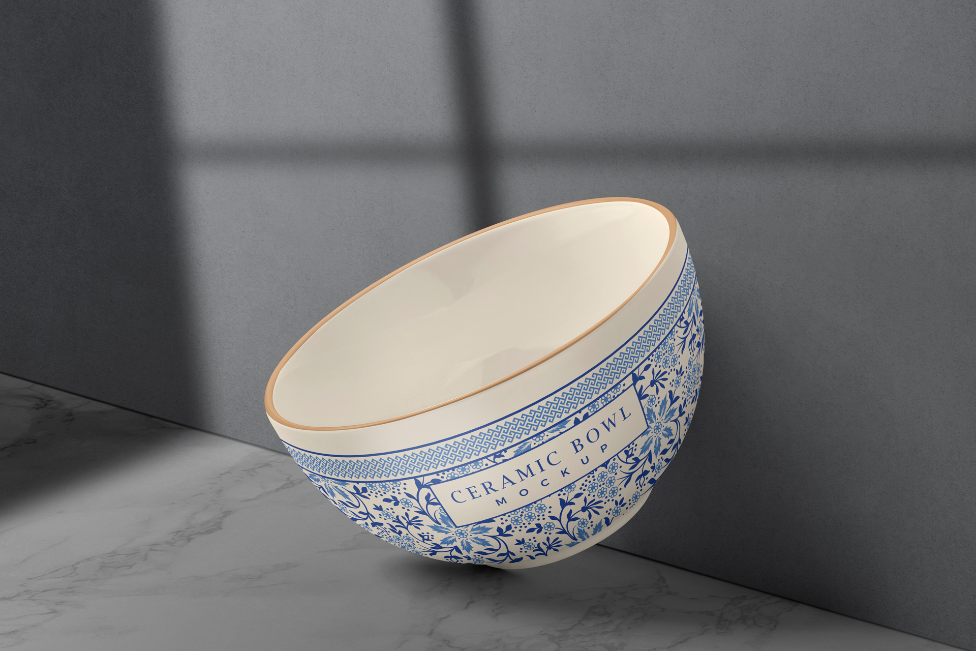 ceramic bowl mock-up
