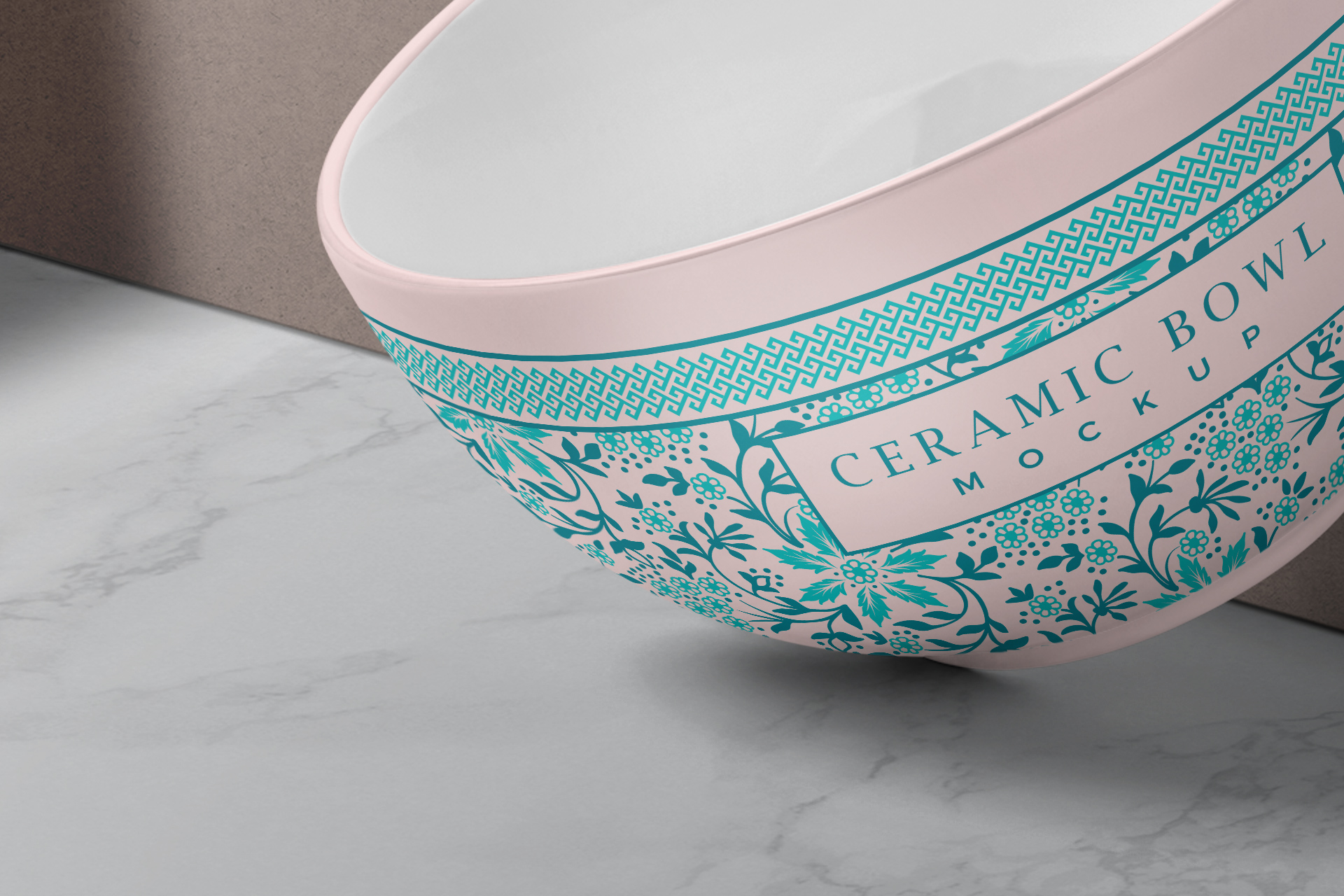 ceramic bowl mock-up