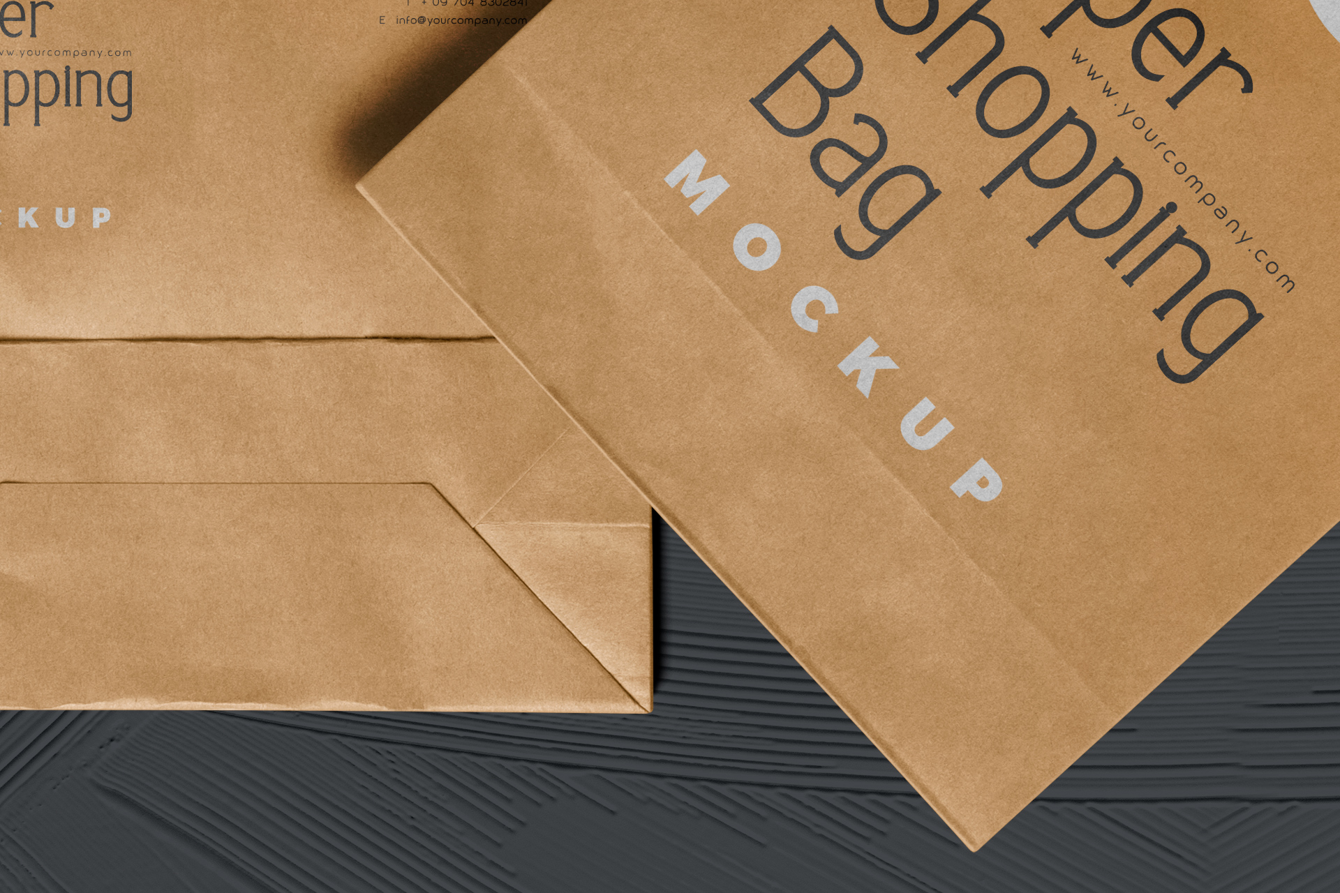biodegradable bag mockup