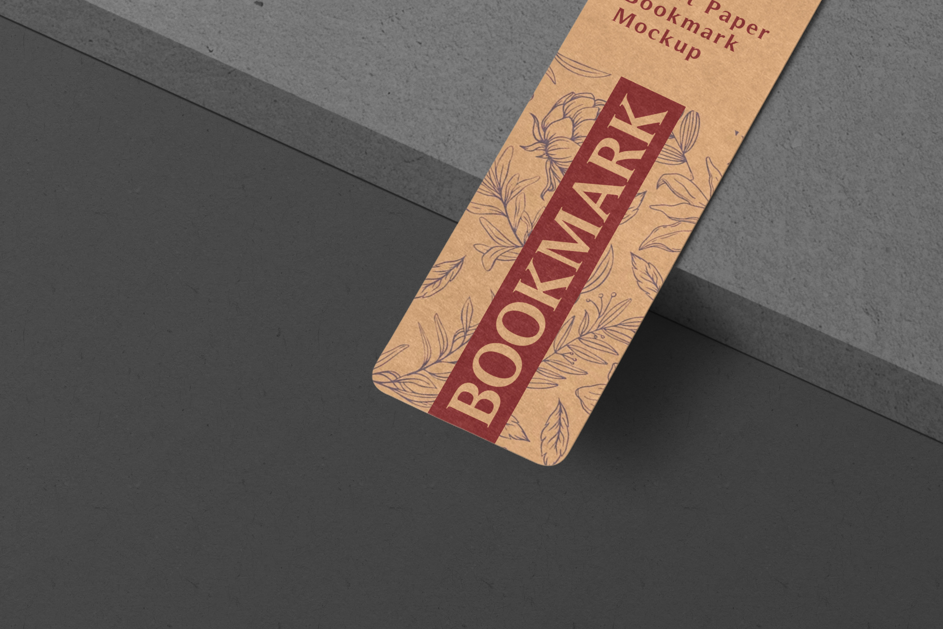 eco-friendly bookmark PSD