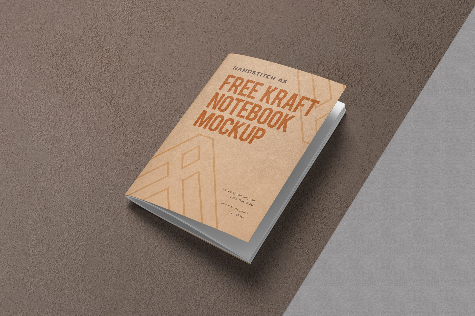 A4 notebook mockup