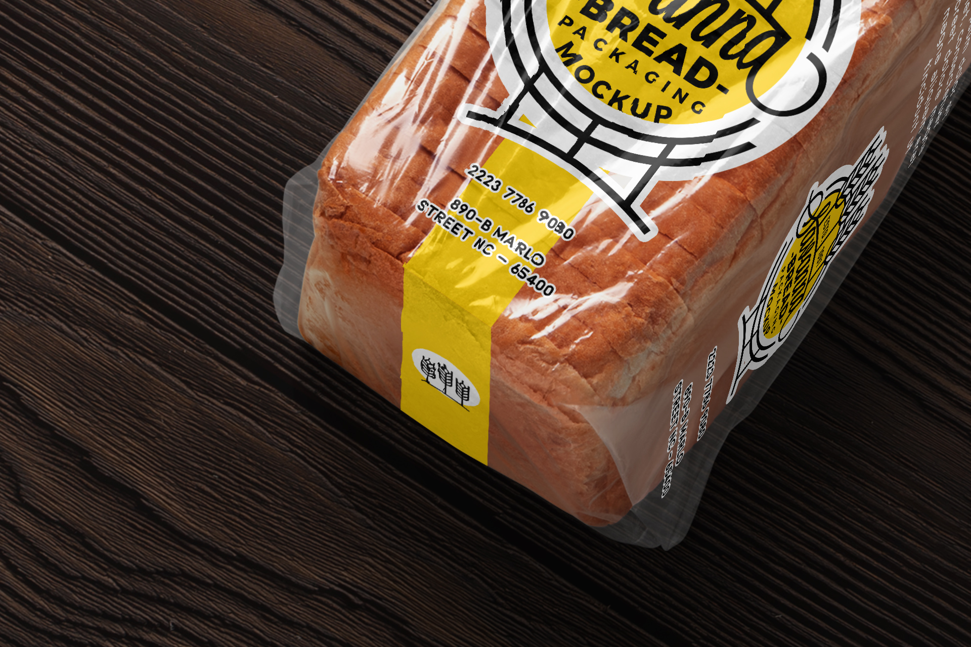 bakery branding mock-up