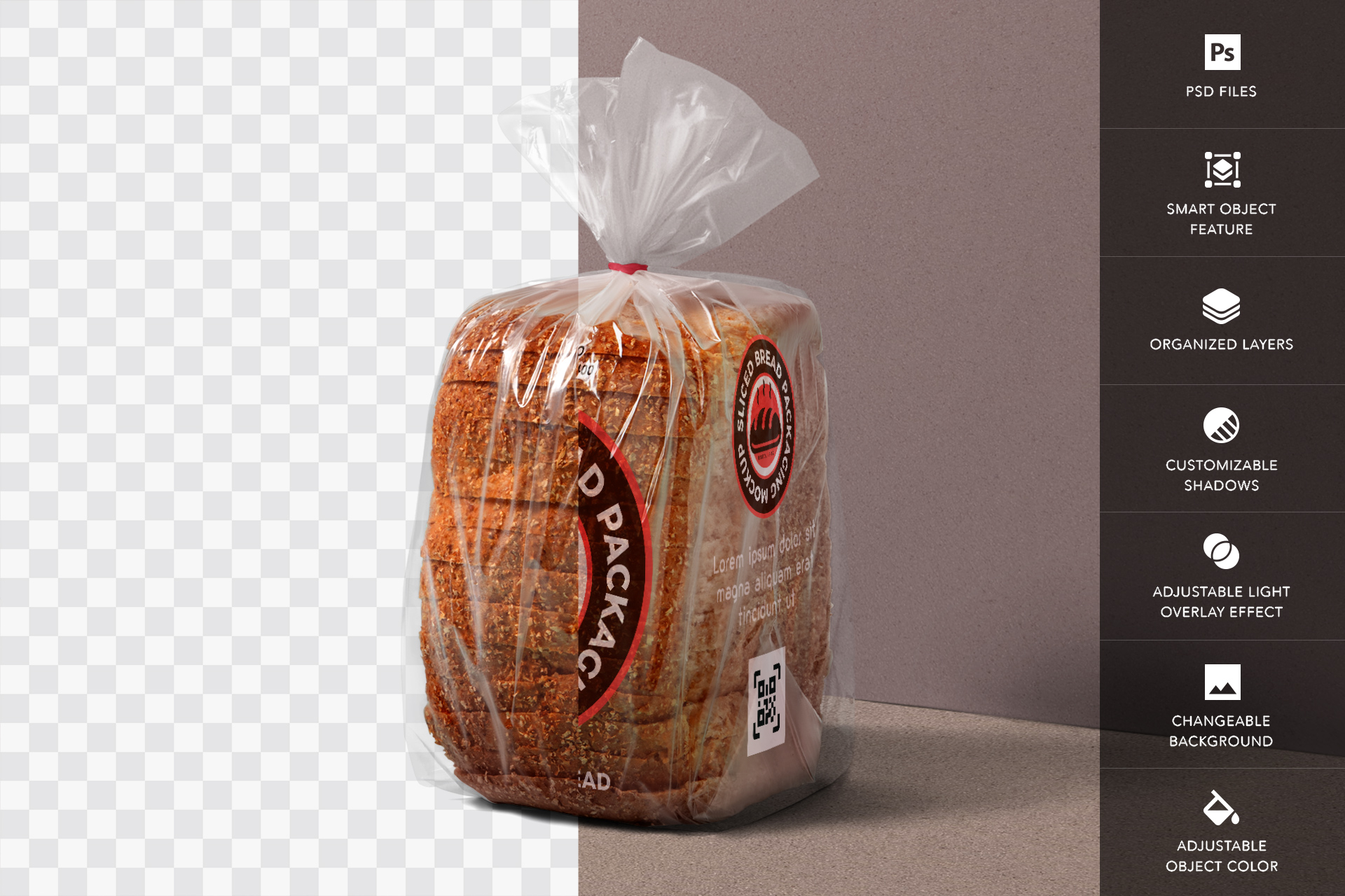 free bakery packaging PSD