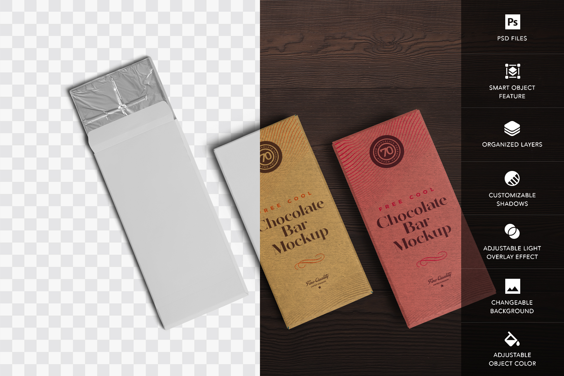 candy bar mockup