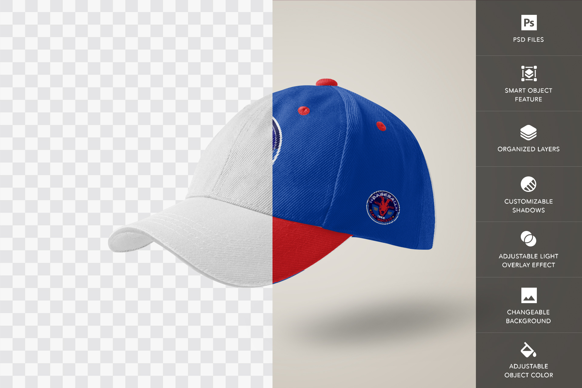baseball cap mockup