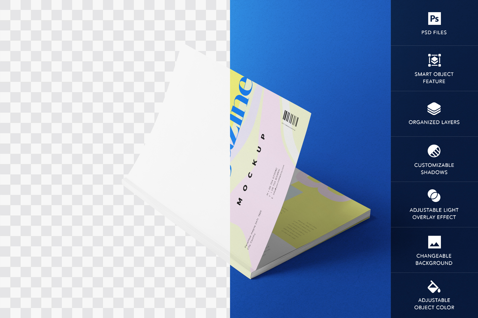 A4 magazine mockup