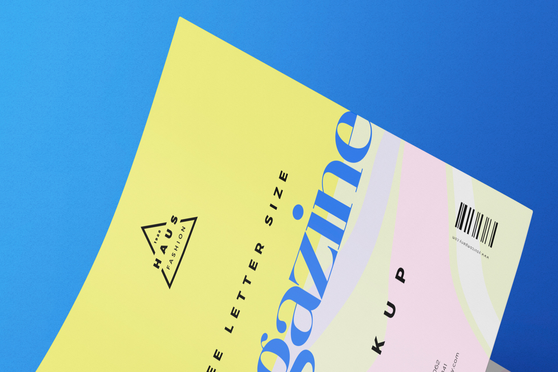 A4 magazine mockup