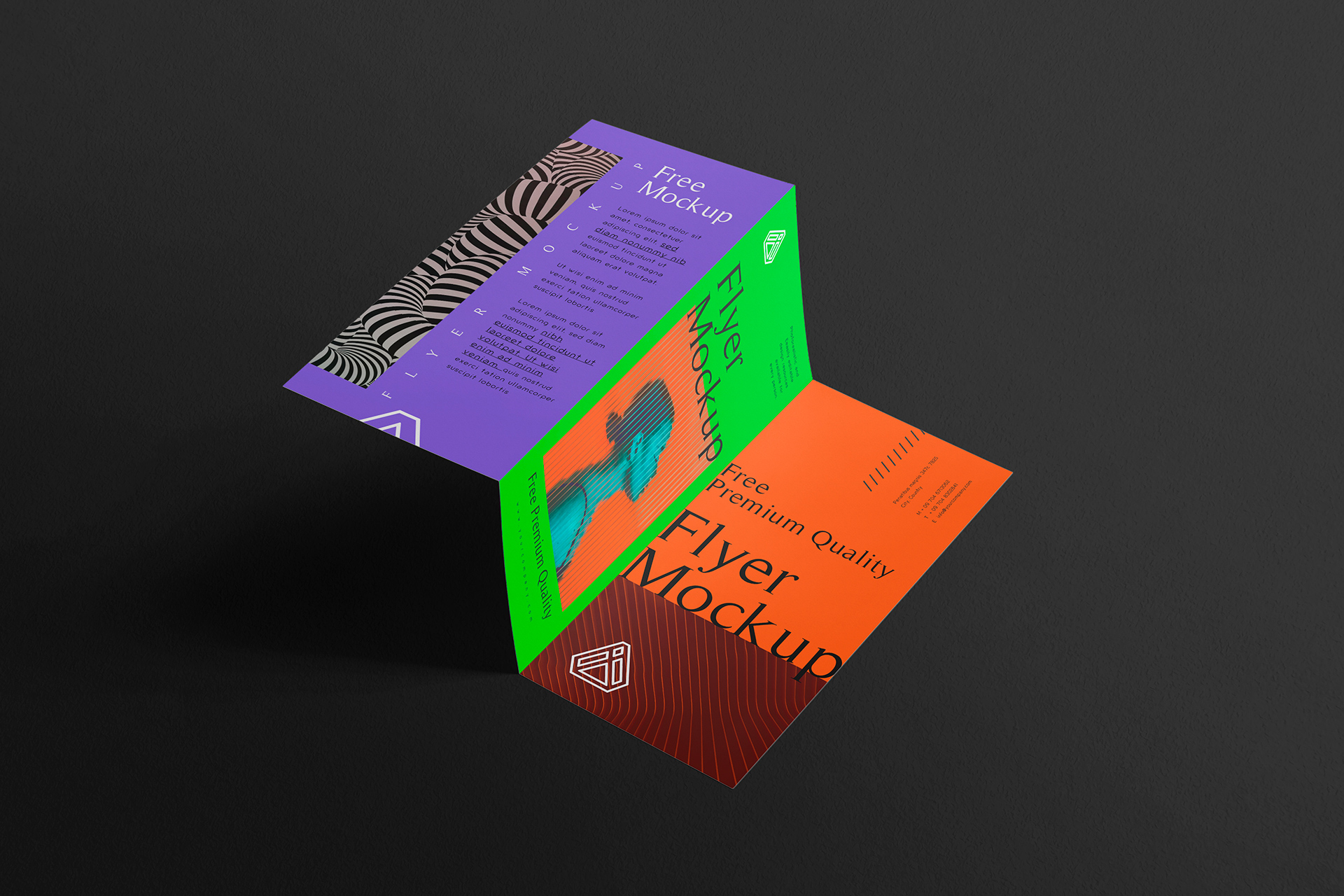A5 flyer mockup