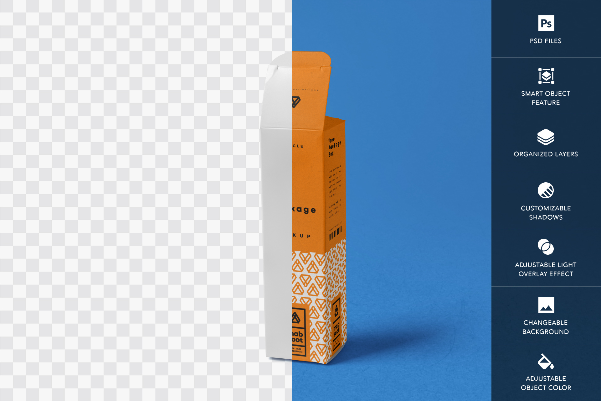 box packaging mockup