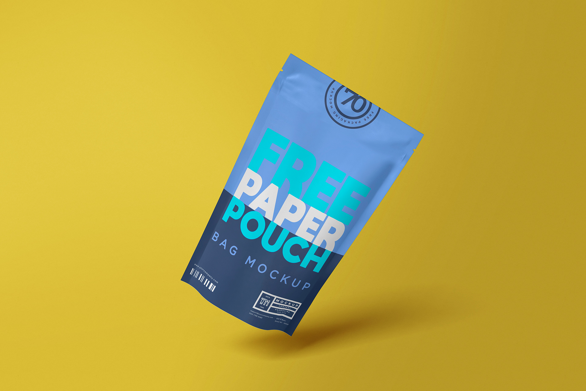 coffee pouch mockup