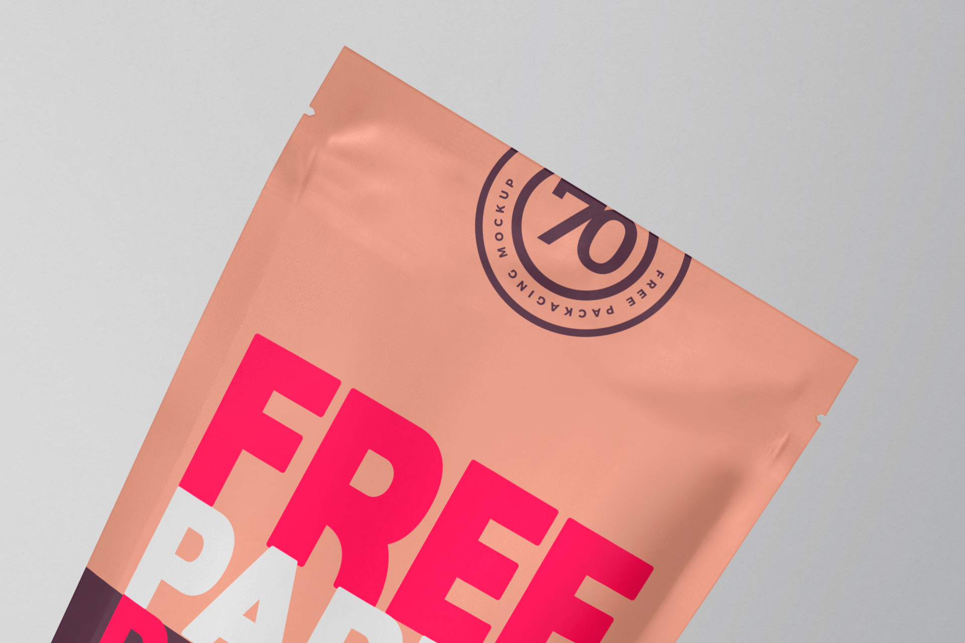 coffee pouch mockup