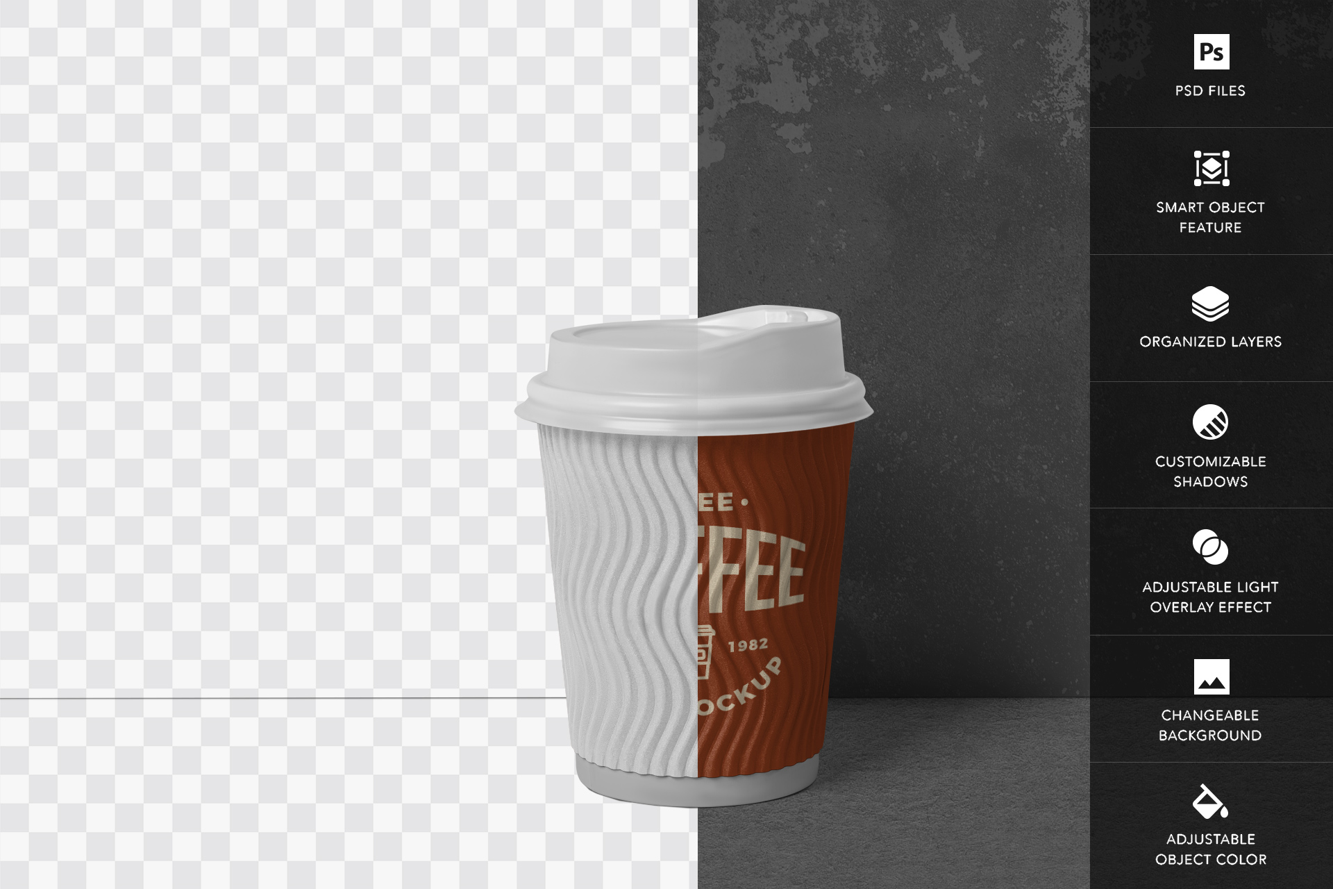 beverage cup mockup