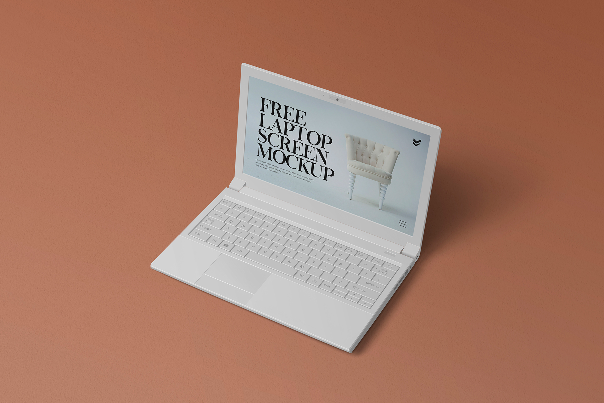 Free Laptop Screen Mockup for UI/UX Design