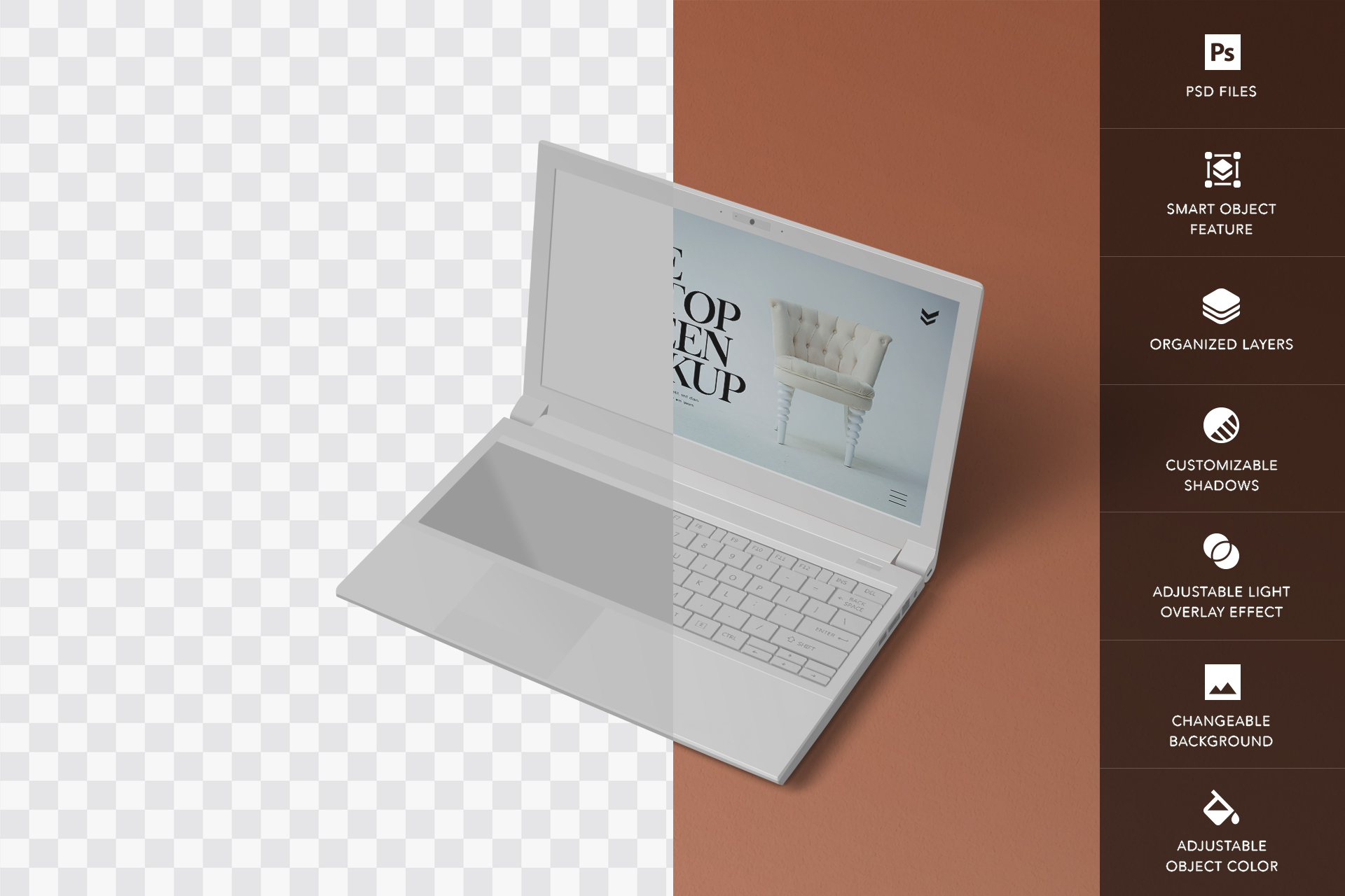 computer mockup