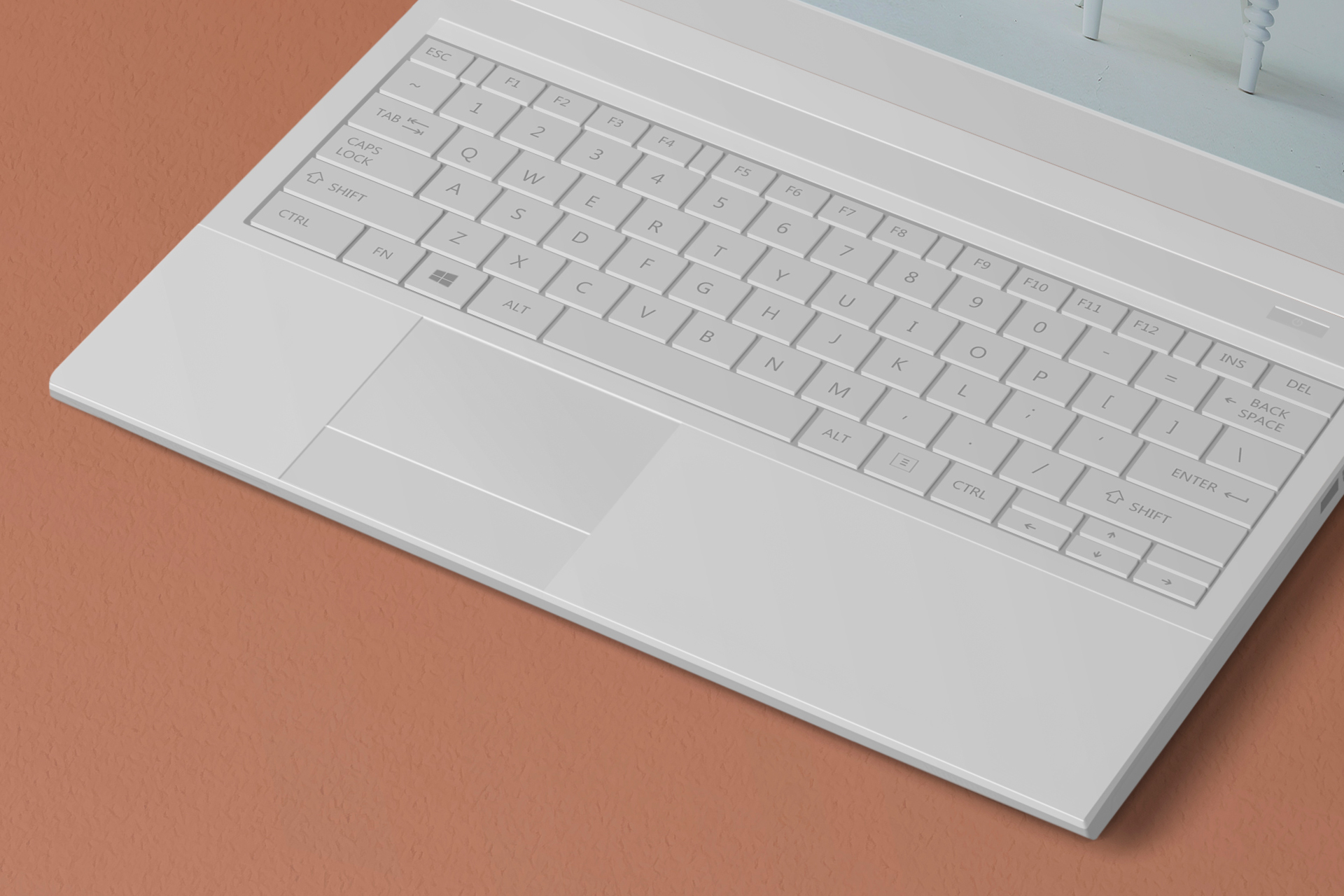 computer mockup