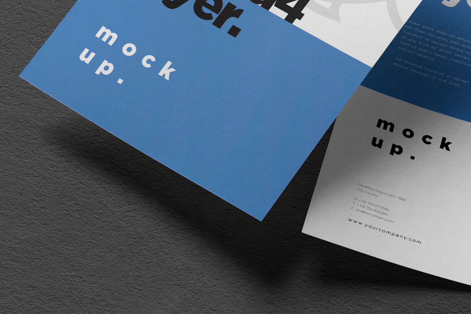 A4 flyer mockup