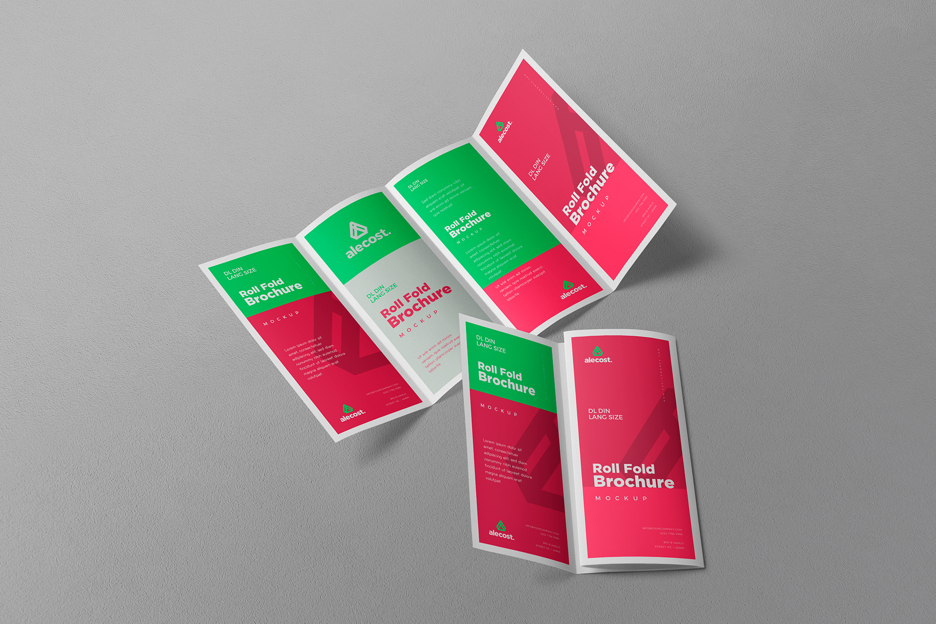 advertising brochure mockup