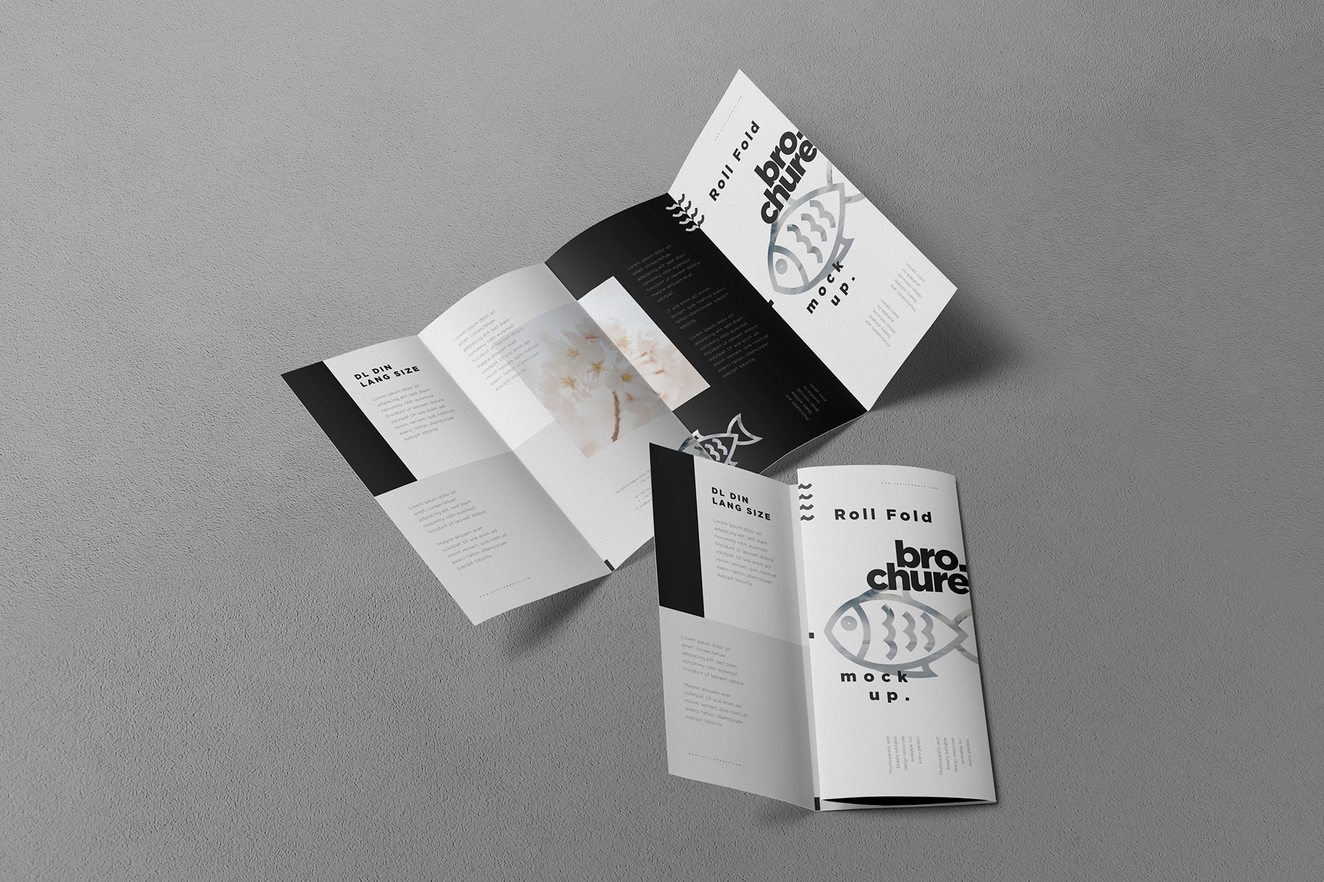 advertising brochure mockup
