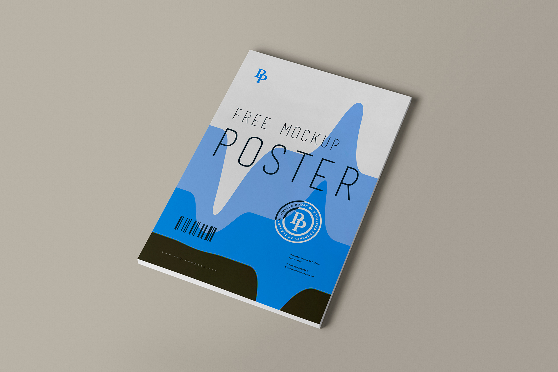 A4 poster mockup