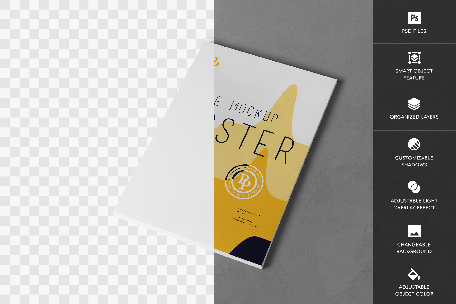 A4 poster mockup