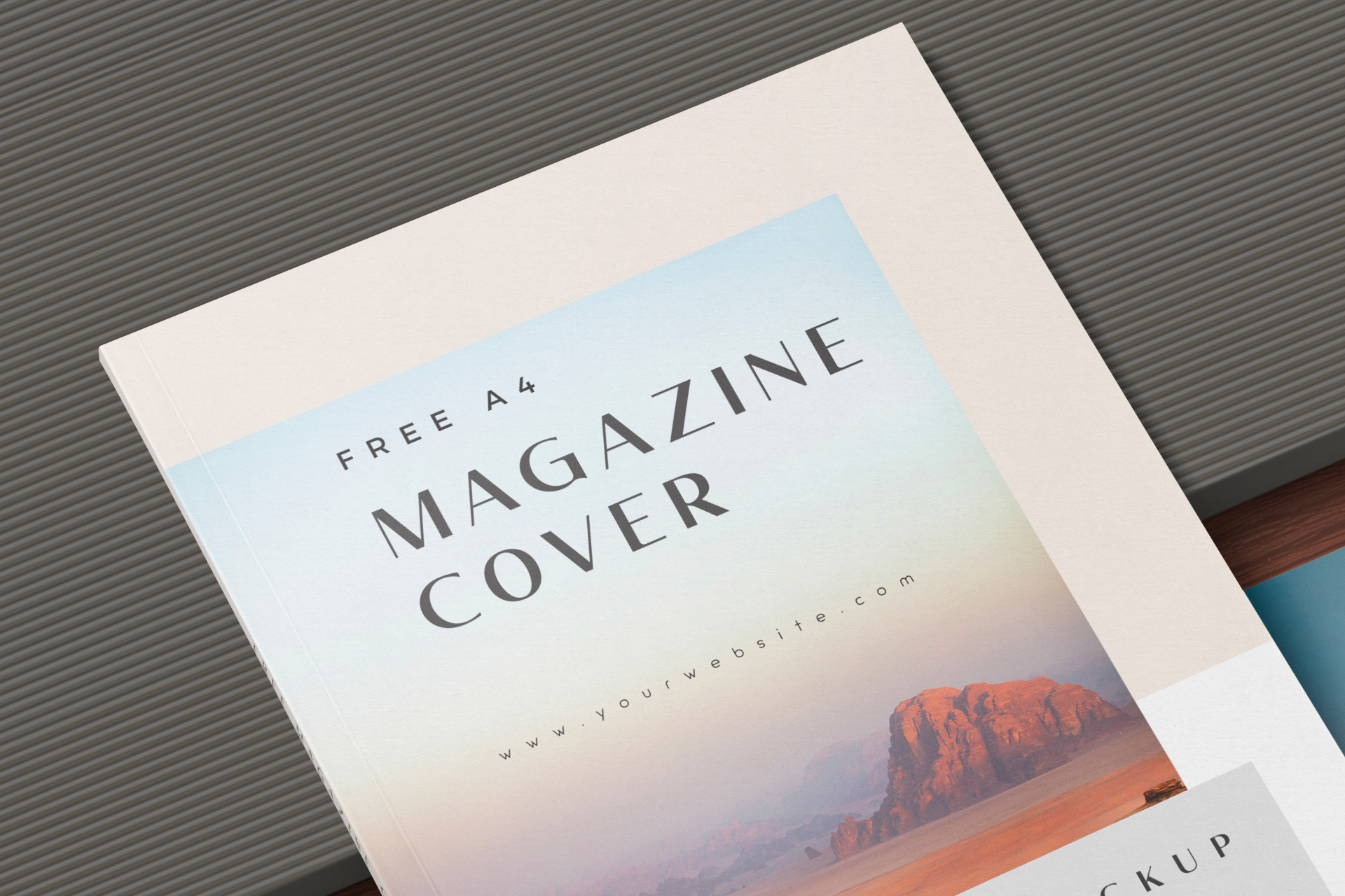 A4 magazine mockup