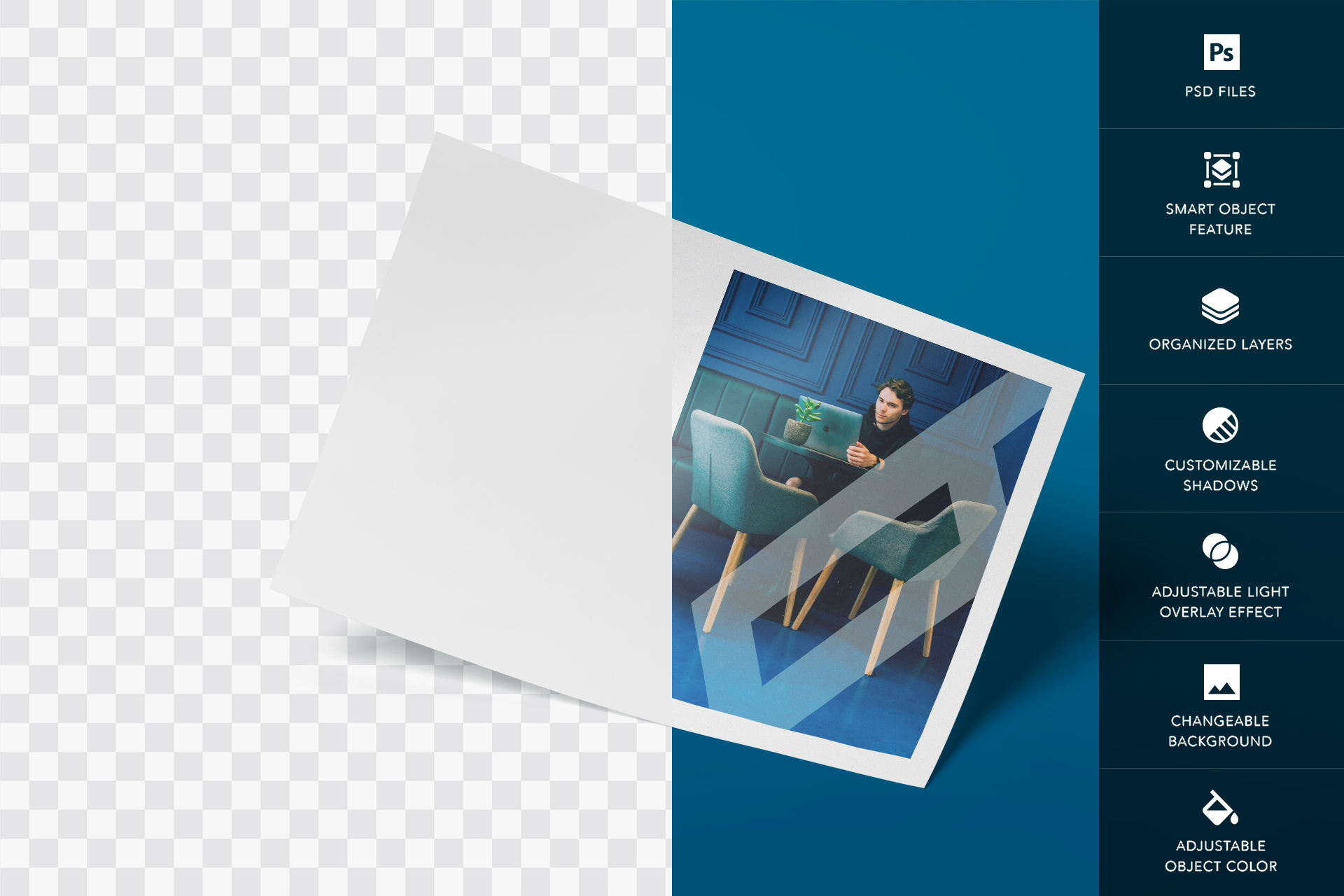 advertising flyer mockup