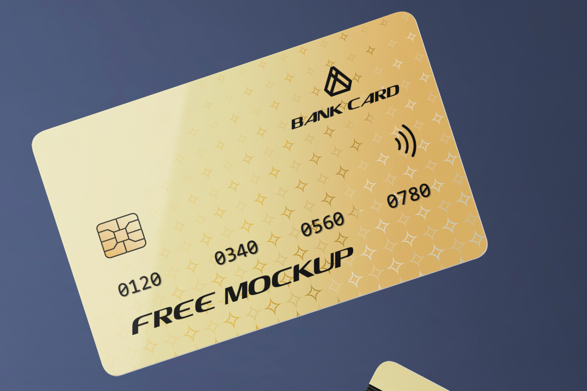 bank card mockup