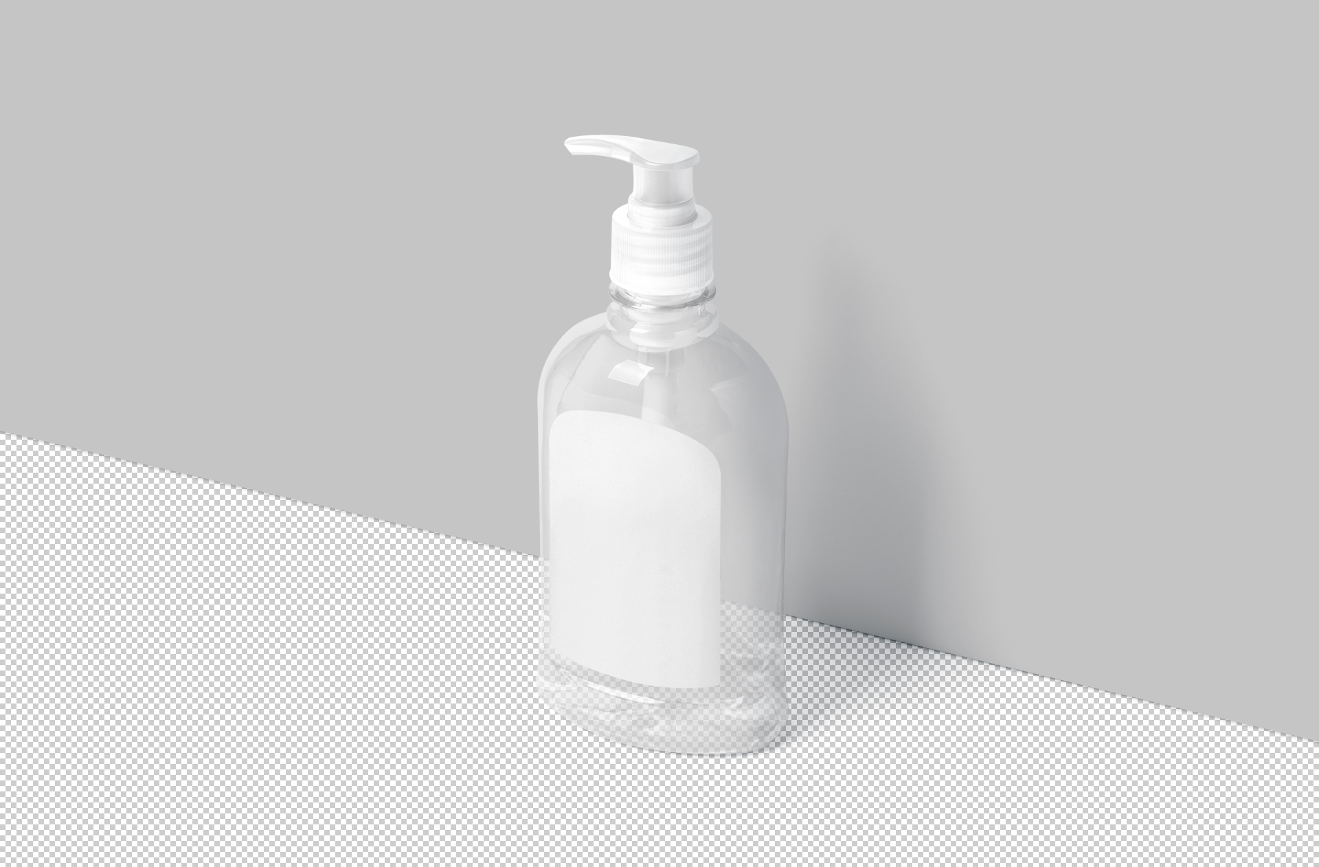 300ml bottle design PSD