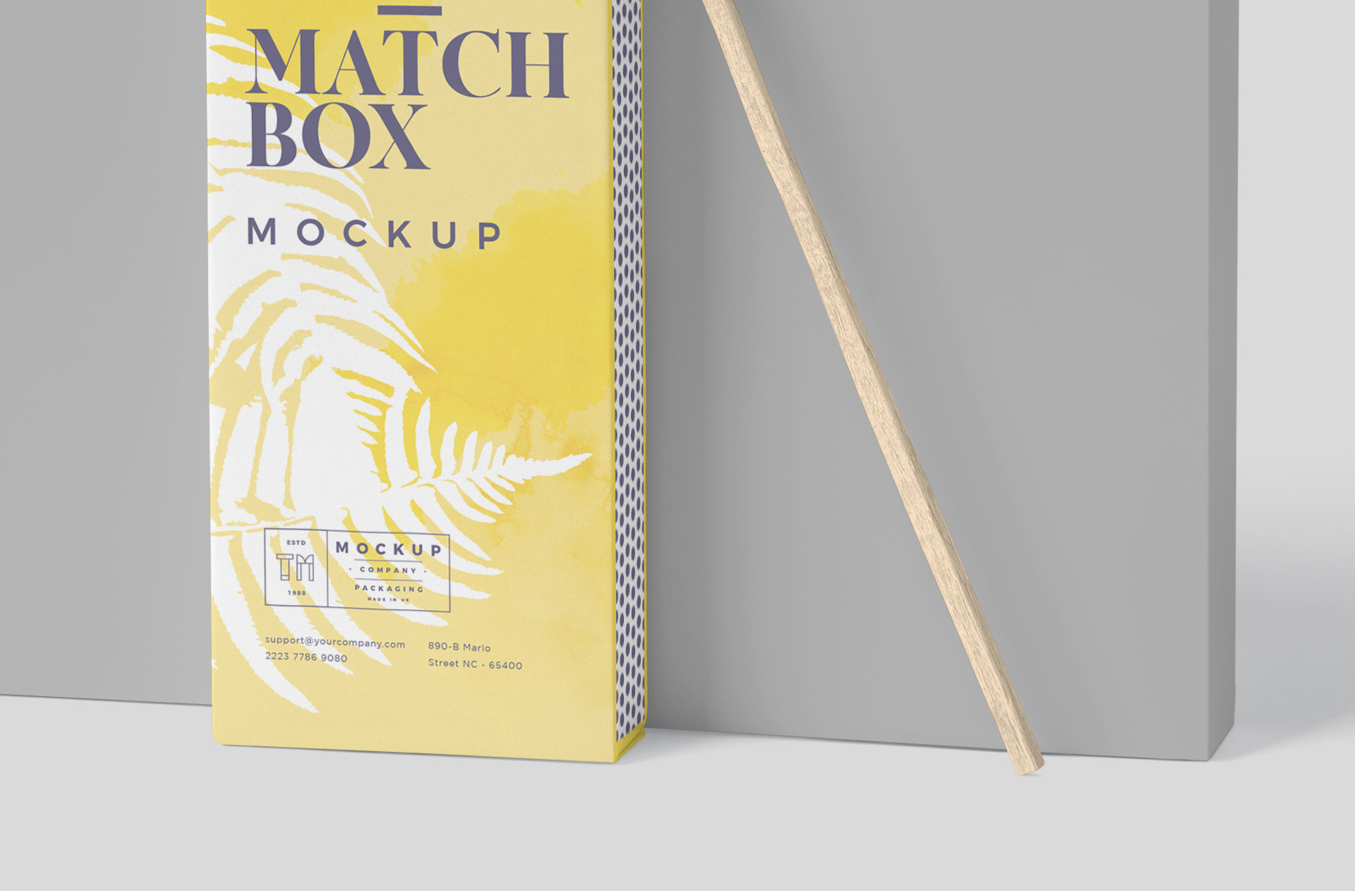 customizable packaging mock-up