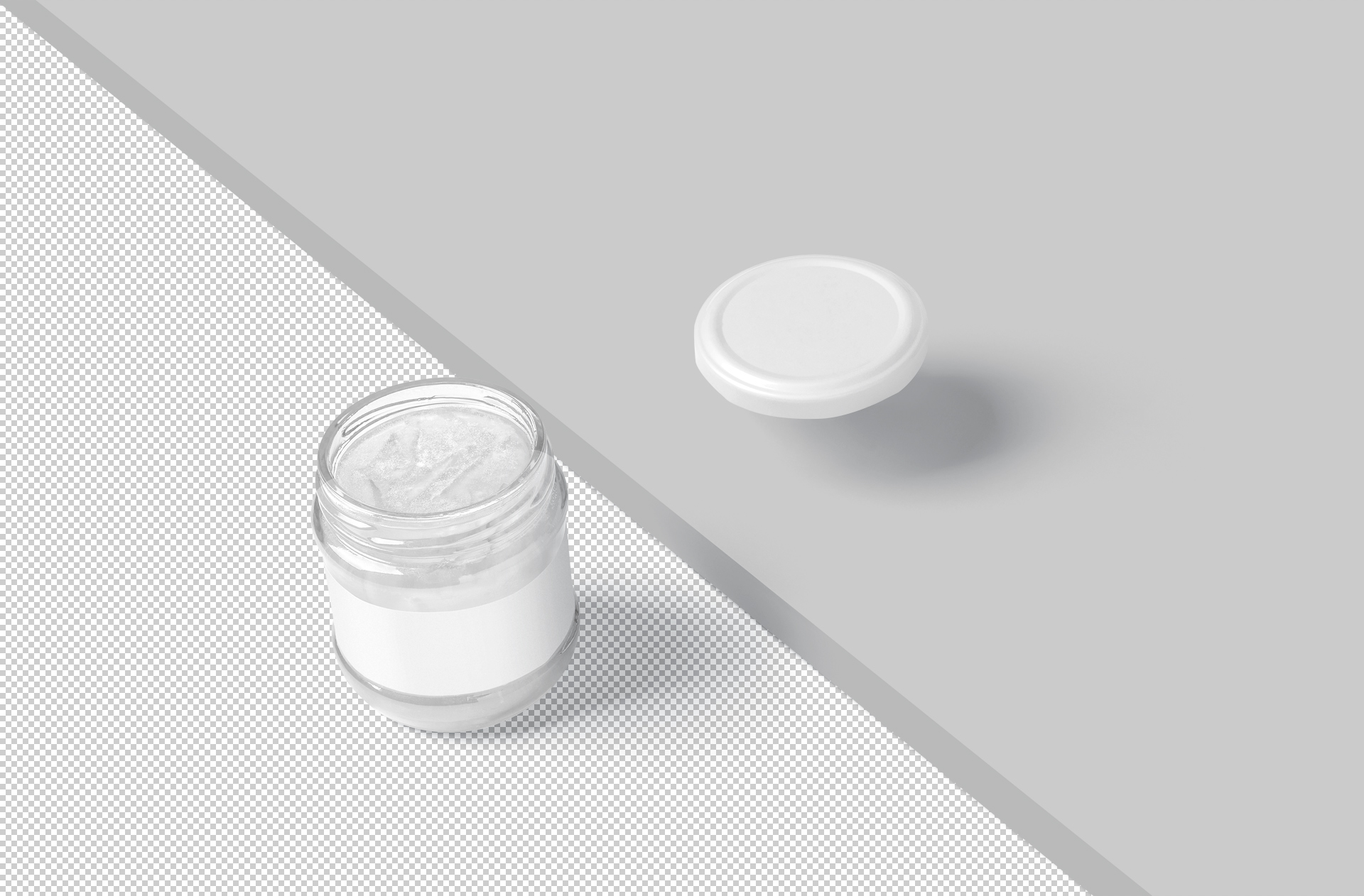 customizable jar mock-up
