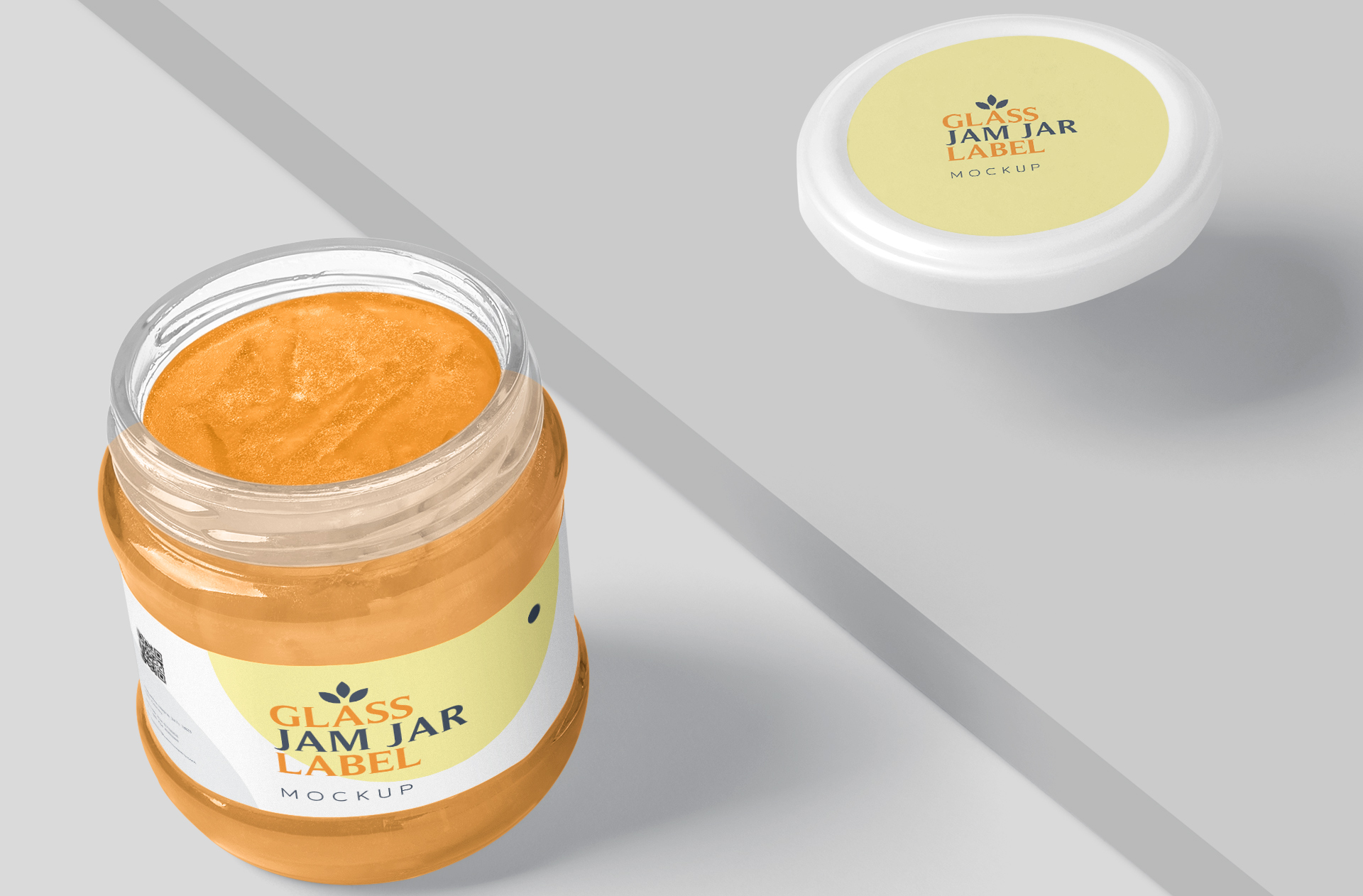 customizable jar mock-up