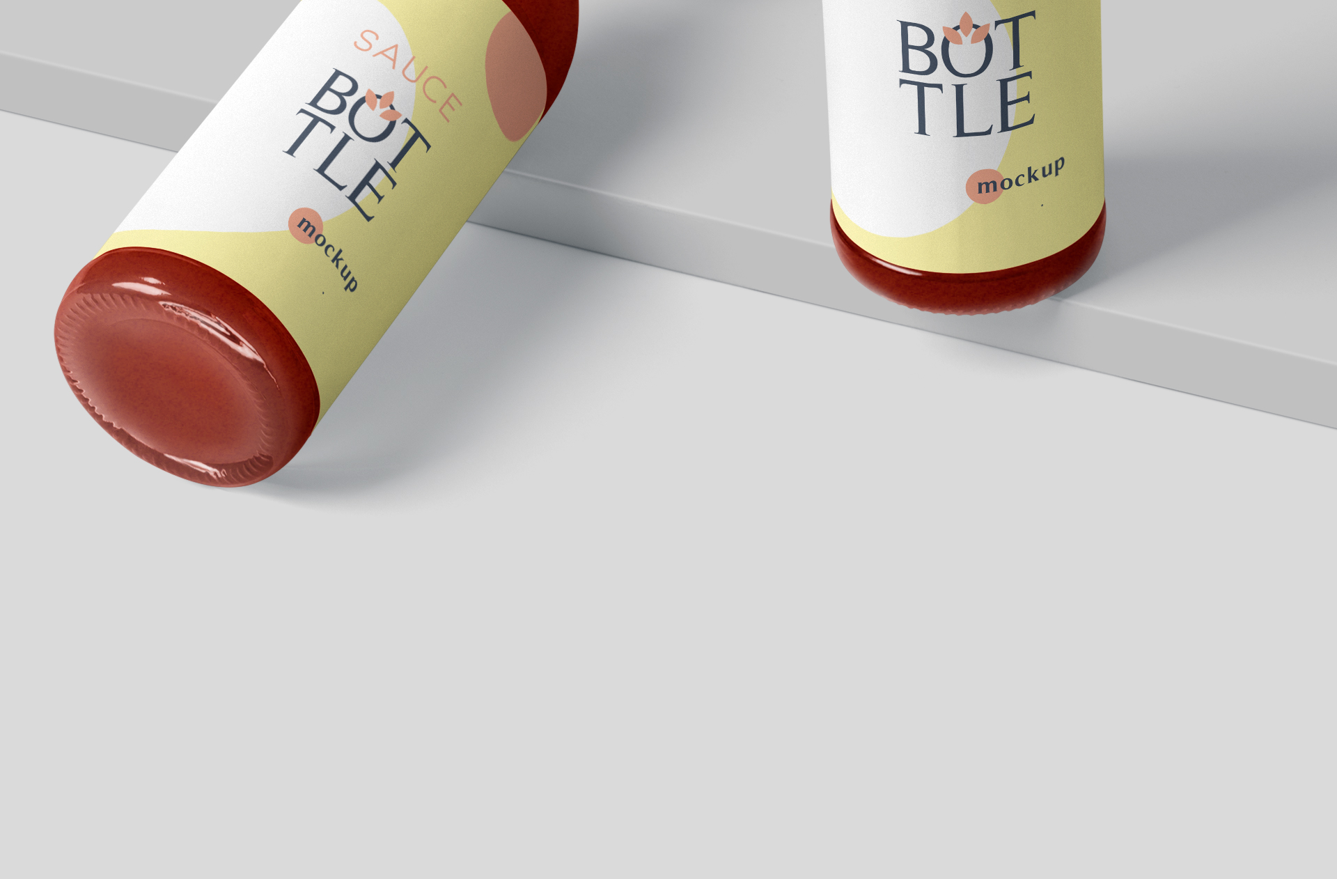 bottle label design PSD