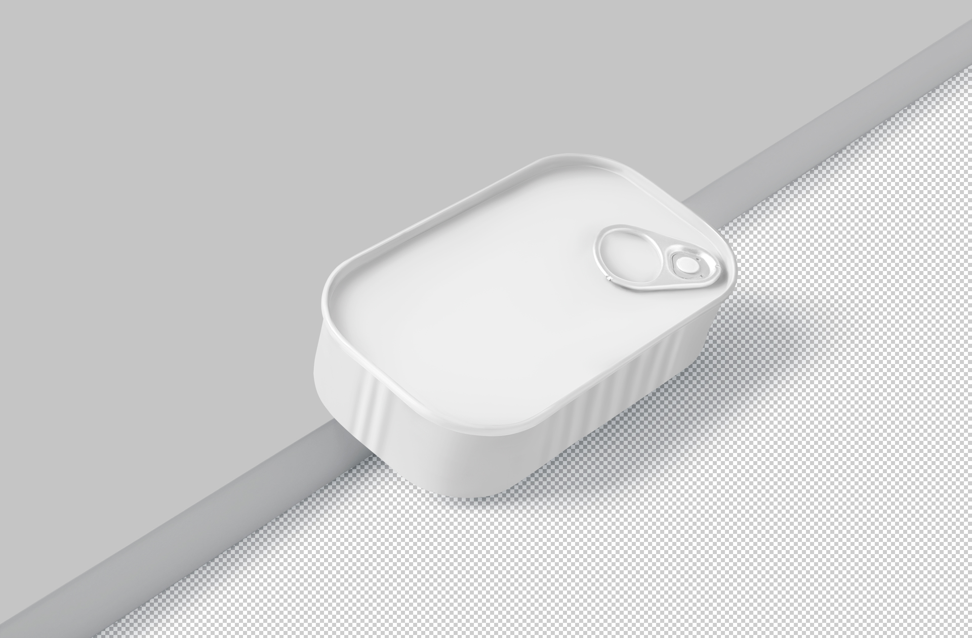 canned food packaging PSD