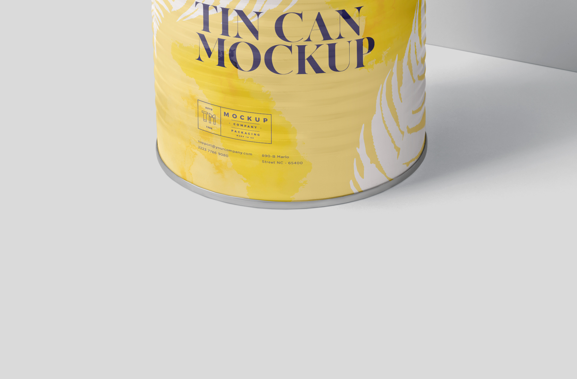 customizable label design PSD