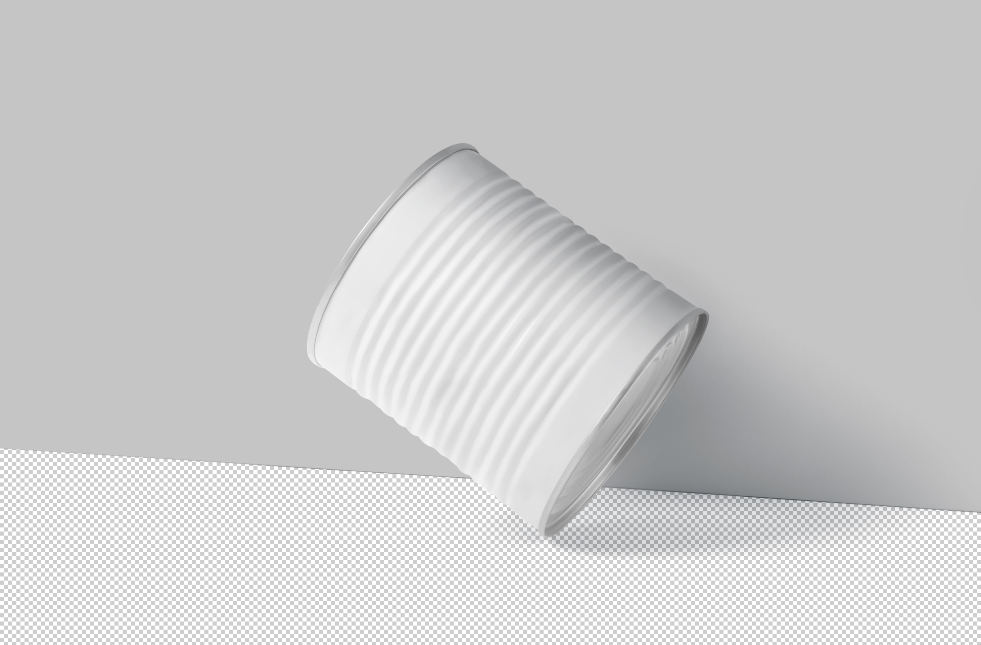 customizable canned food mockup
