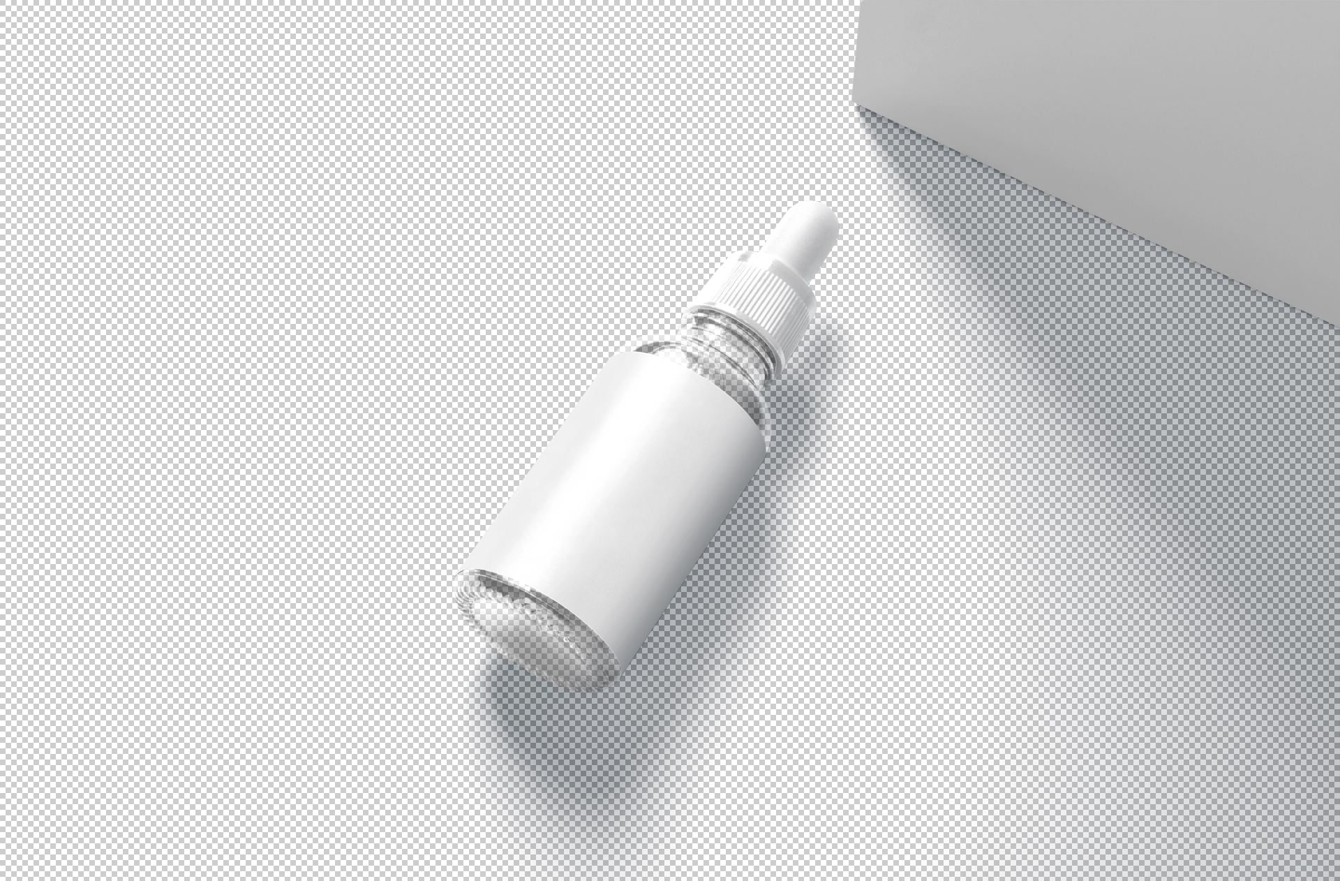 essential oil bottle mockup PSD