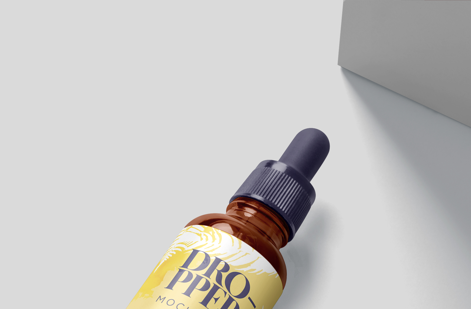 essential oil bottle mockup PSD