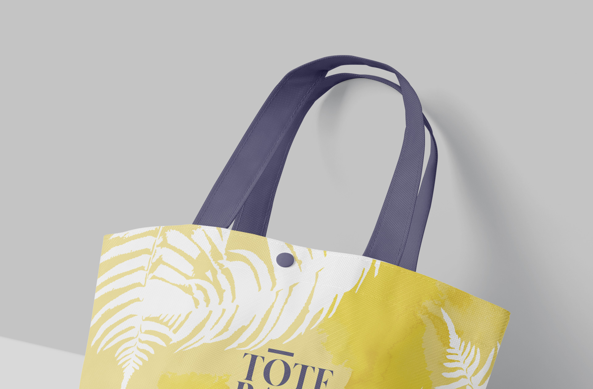 canvas tote bag mock-up