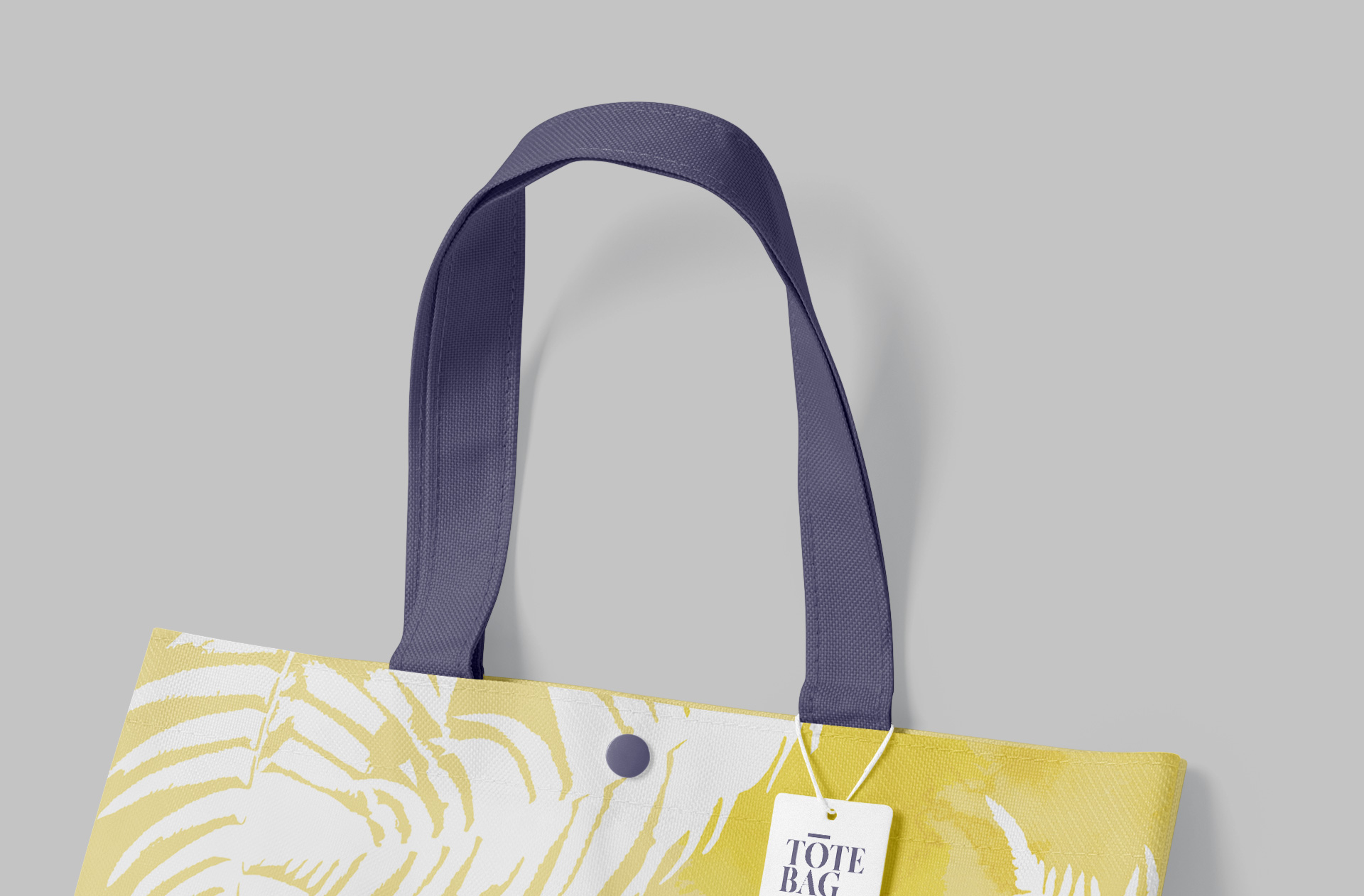 bag with tag mockup