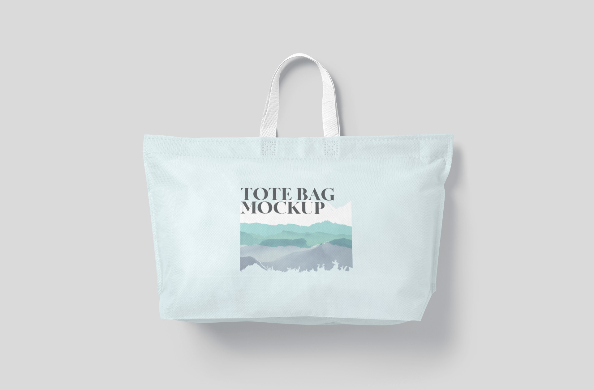 Classic Fabric Tote Bag Mockup High-Res